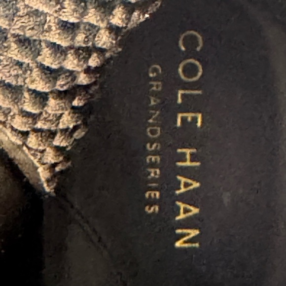 COLE HAAN Idah Equestrian Riding Tall Black Leather Boots, W22265 Size 7.5 - Picture 13 of 13